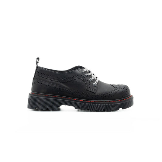 Choclos Offlander, Tipo Boston, Piel Crazy, Negro