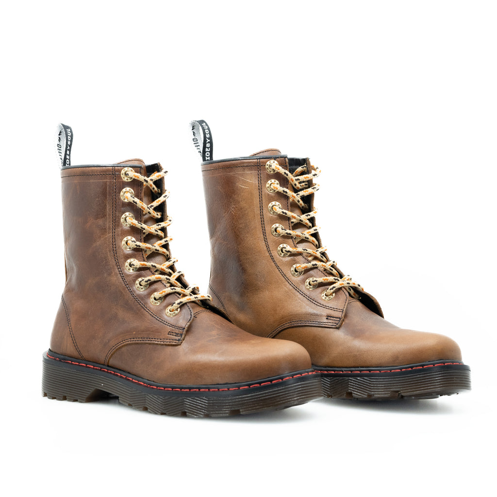 Botas Offlander, Tipo Militar, Piel Paddock, Mosto Camel – EMPORIO MIRANDA