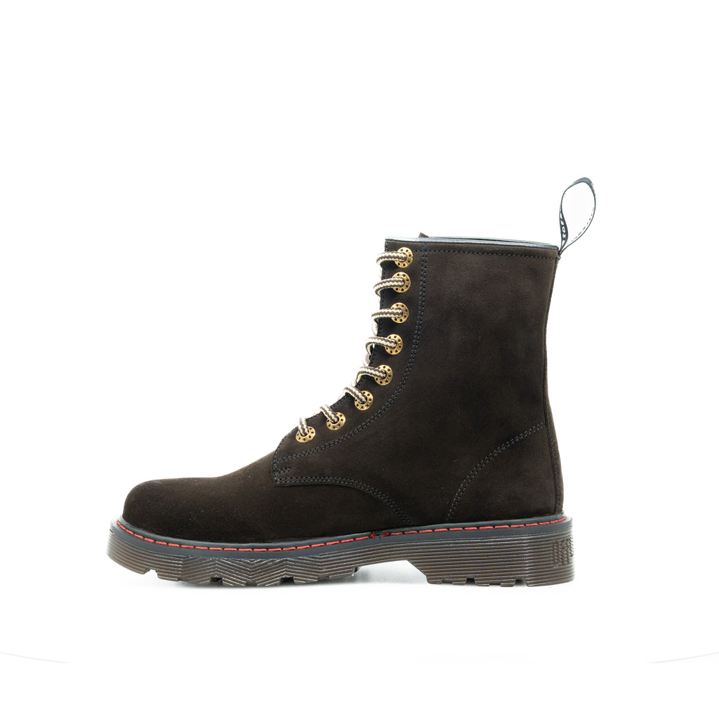 Botas Offlander, Tipo Militar, Piel Gamuza, Café – EMPORIO MIRANDA