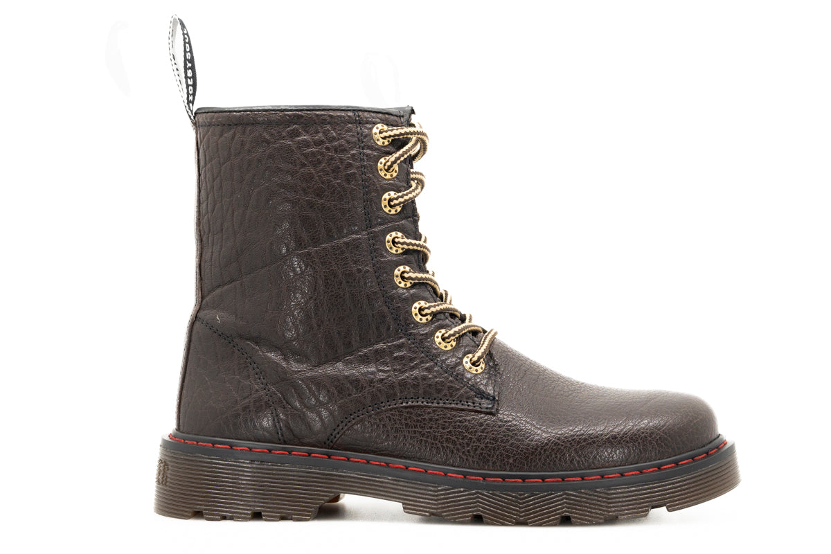 Botas Offlander, Tipo Militar, Piel Bufalina, Café – EMPORIO MIRANDA