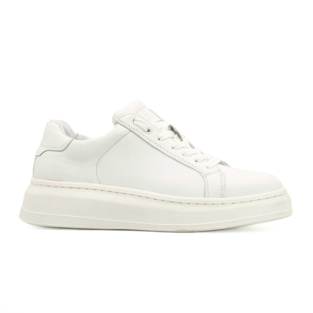 Tenis Offlander, Tipo Choclo, Piel Napa, Blanco