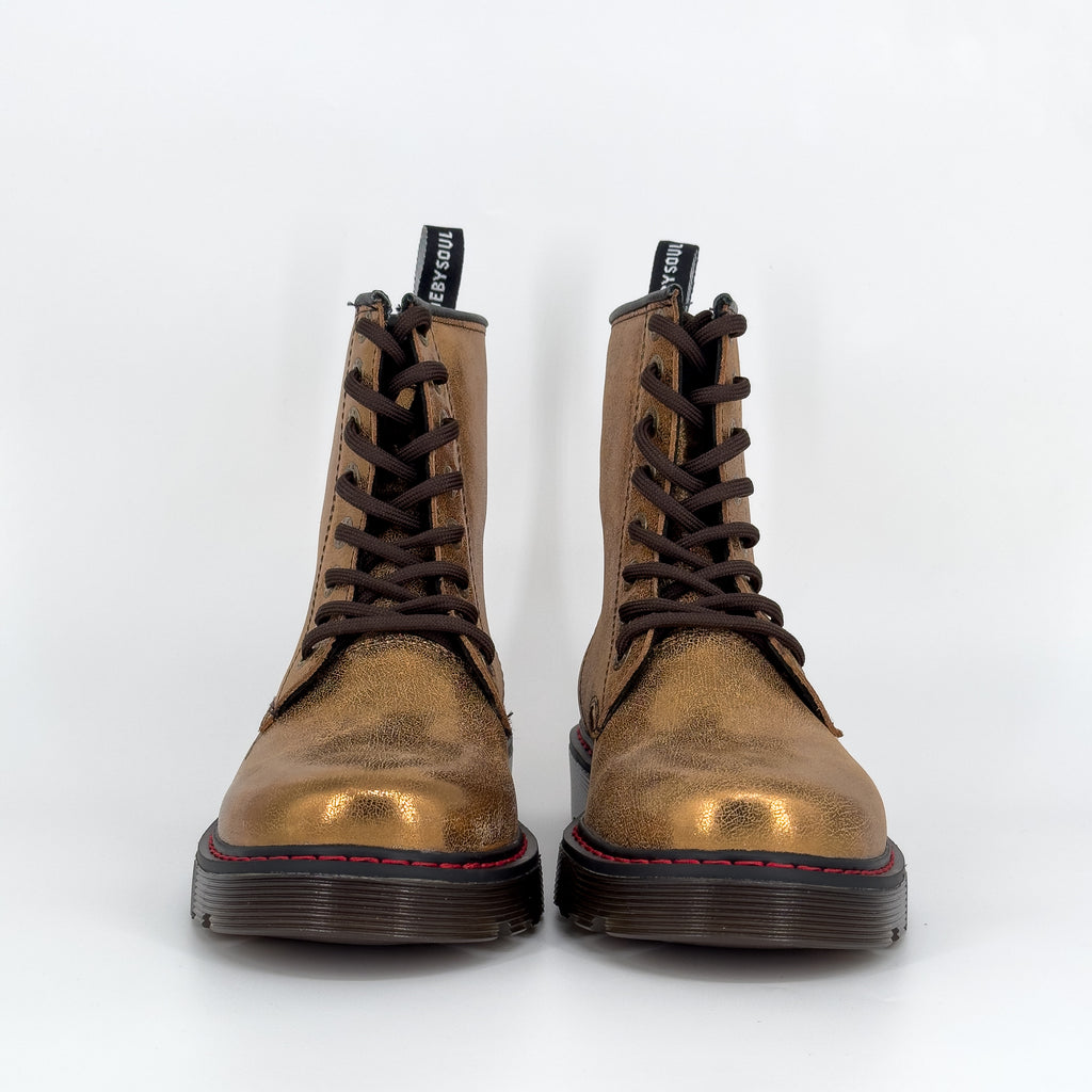 Botas Offlander, Tipo Militar - After Party, Piel Napa, Dorado ...