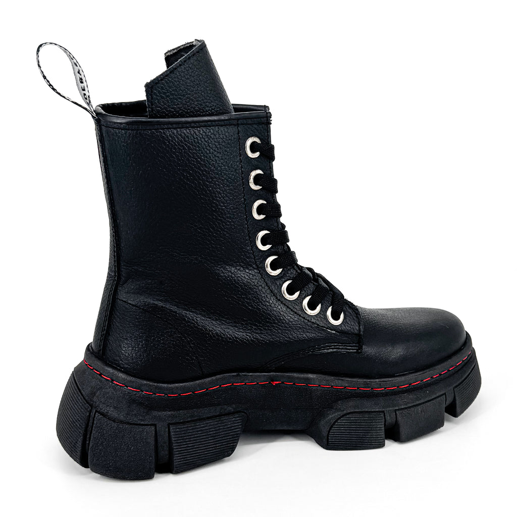 Botas Offlander, Tipo Militar - Lilith, Piel Rondinelo, Negro – EMPORIO ...