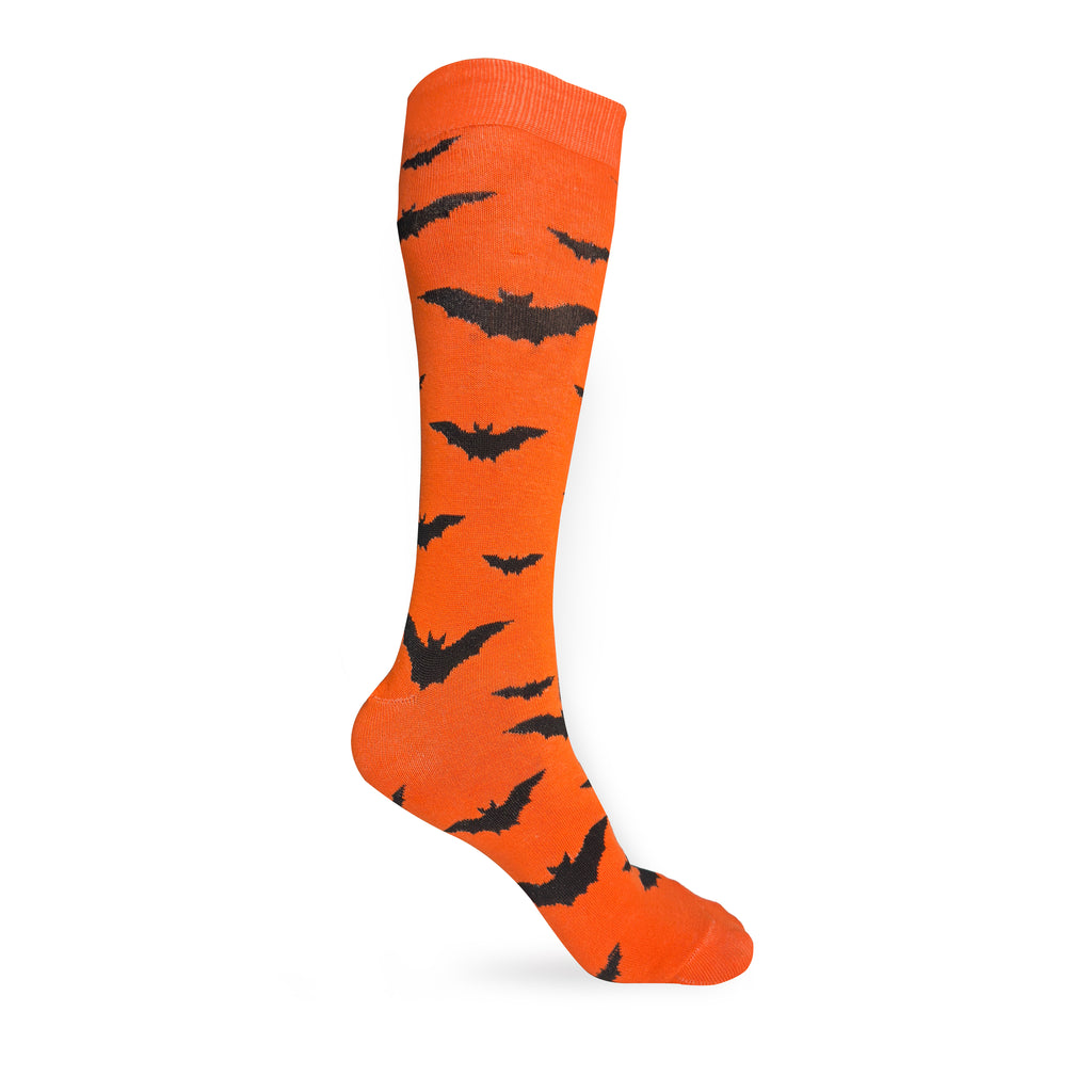 Calcetines Murciélago Naranja (Halloween)-Offlander